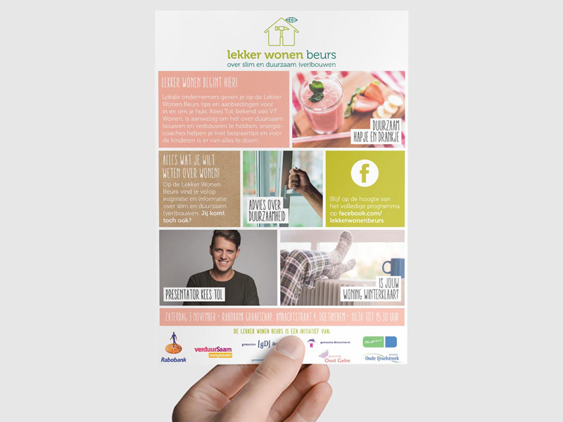 Ontwerp-flyers